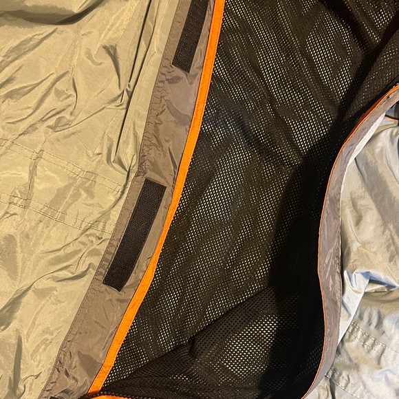 Vintage Y2K Harley-Davidson Silver and Orange Windbreaker - Picture 3 of 9